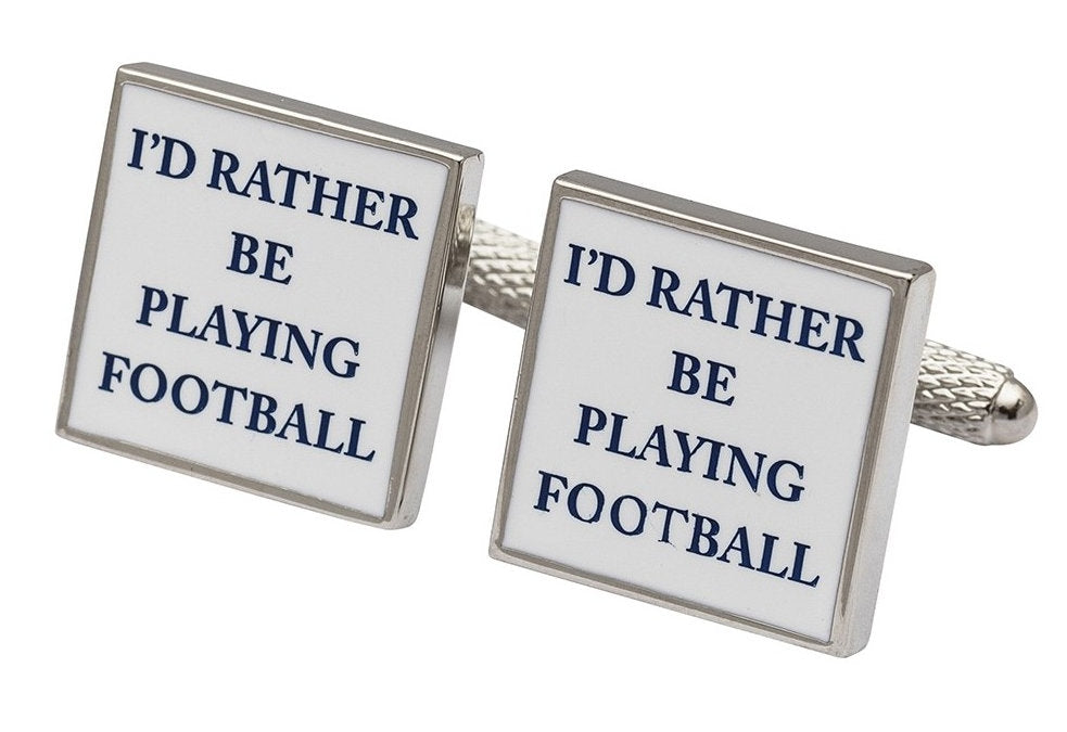 Football Cufflinks 3 Pair Gift Set