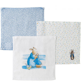 Beatrix Potter Peter Rabbit Baby Collection - Face Cloths (Set of 3)
