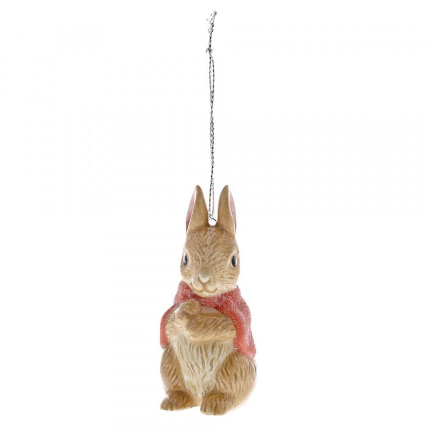 Beatrix Potter Peter Rabbit Sculpted Hanging Ornament - Flopsy Bunny