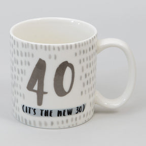 Hotchpotch Luxe Birthday Ceramic Mug - 40 (Male)