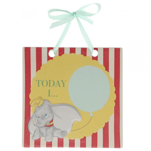 Disney Enchanting Baby`s Milestone Plaque - Dumbo