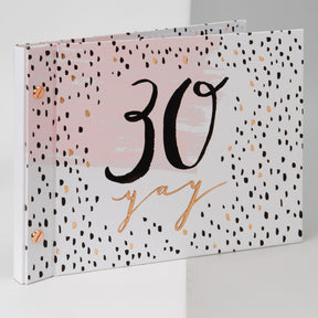  Hotchpotch Luxe Birthday Photo Album & Guest Book - 30 (Female)