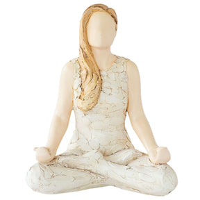 Yoga Pose Calm Peace Figurine