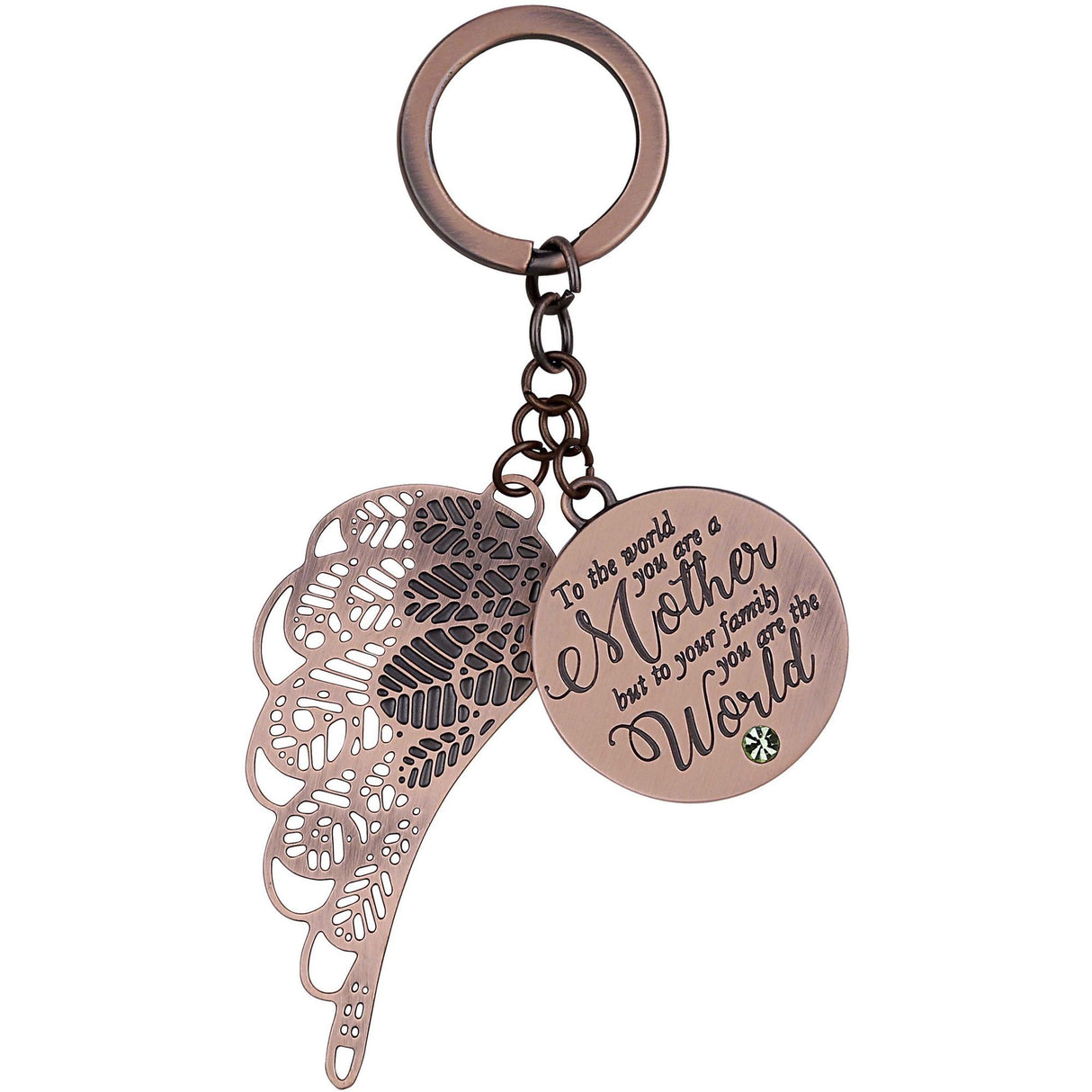 You Are Angel Charm Keyring - Mother To The World