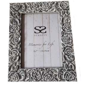 Memories for Life Floral Deco Photo Frame 5x7"
