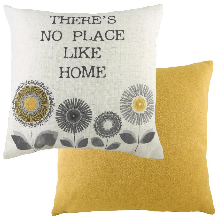 Evans Lichfield Retro Collection Cushion Cover: Home Ochre 43cm