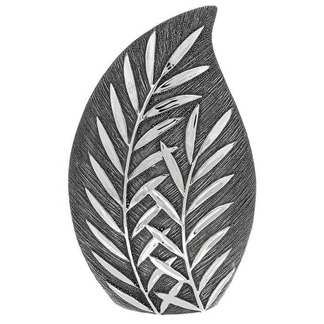 Willow Large Wide Vase - Gunmetal