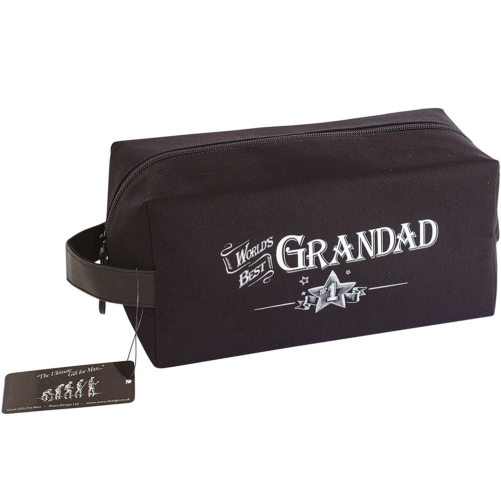 Ultimate Man Gift Wash Bag - Worlds Best Grandad