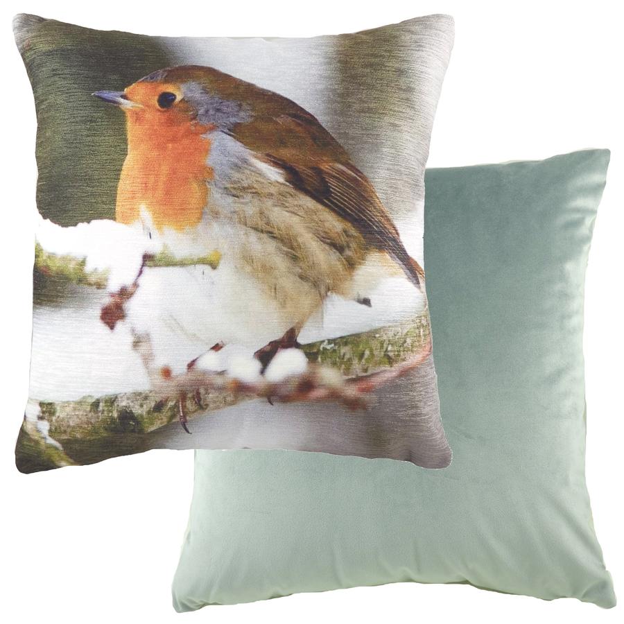 Evans Lichfield Photo Collection Cushion Cover: Robin 17x17"