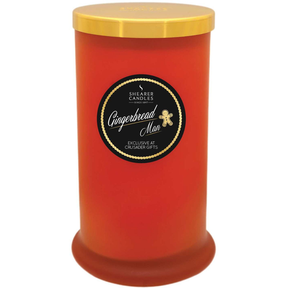 Shearer Candles Exclusive Pillar Jar Candle - Gingerbread Man