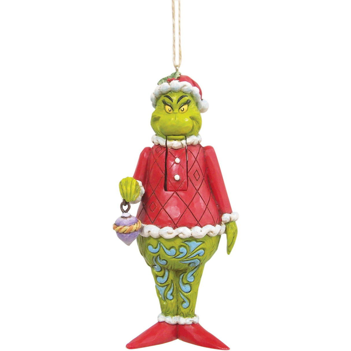 The Grinch by Jim Shore Hanging Ornament - Grinch Nutcracker