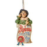 The Wizard of Oz by Jim Shore Hanging Ornament - Scarecrow Diploma