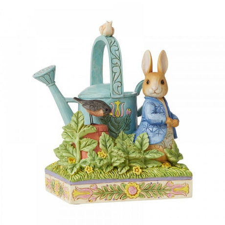 Beatrix Potter by Jim Shore Peter Rabbit Caught in Mr McGregor`s Garden Figurine