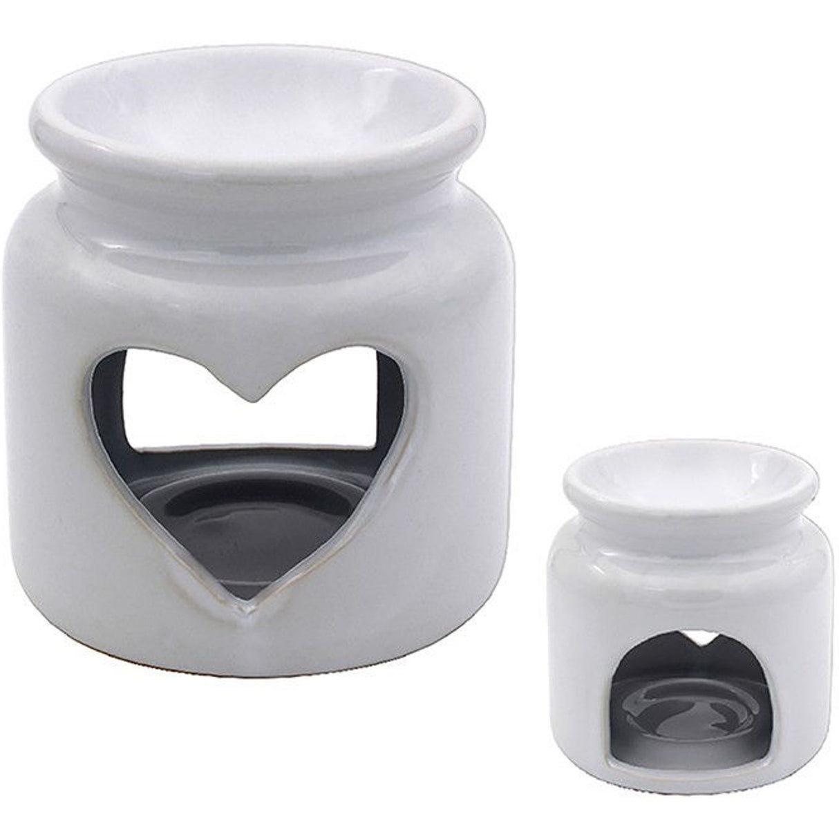 Desire Wax Melt Warmer/Oil Burner - Heart (White)