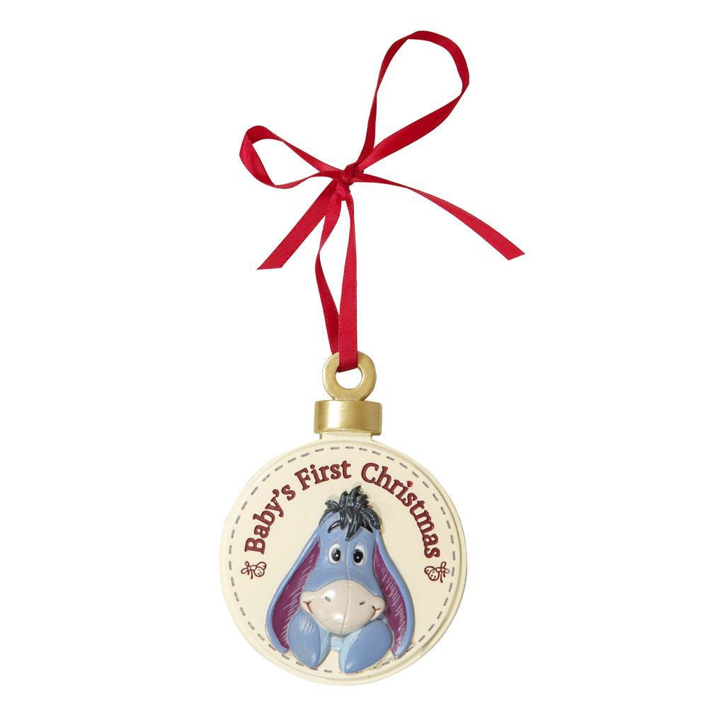 Disney Winnie The Pooh Baby`s First Christmas Hanging Decoration - Eeyore