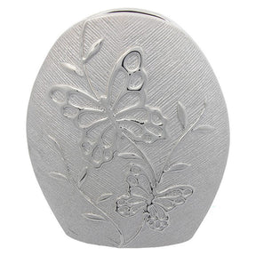 Butterfly Round Vase - Champagne