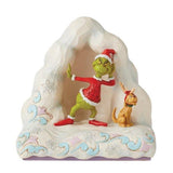 The Grinch by Jim Shore Illuminated Figurine - Grinch Standing by Mounds of Snow