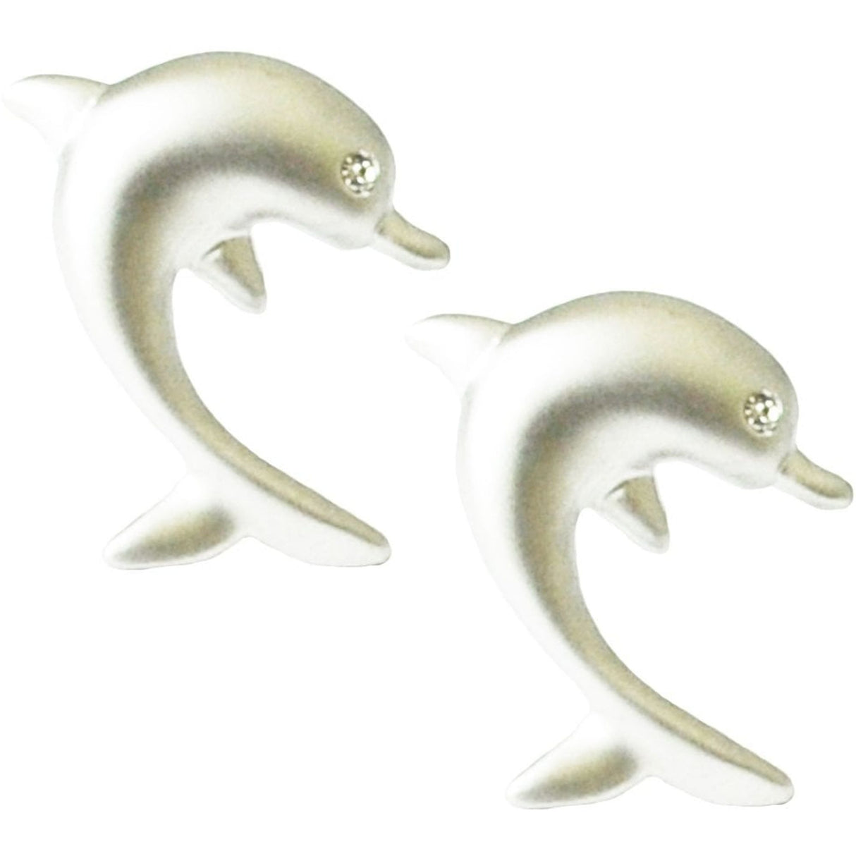 Dolphin with Crystal Eye Cufflinks