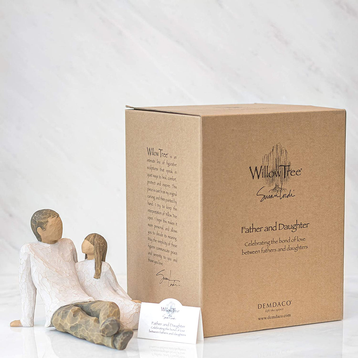 Willow Tree Father and Daughter Figurine