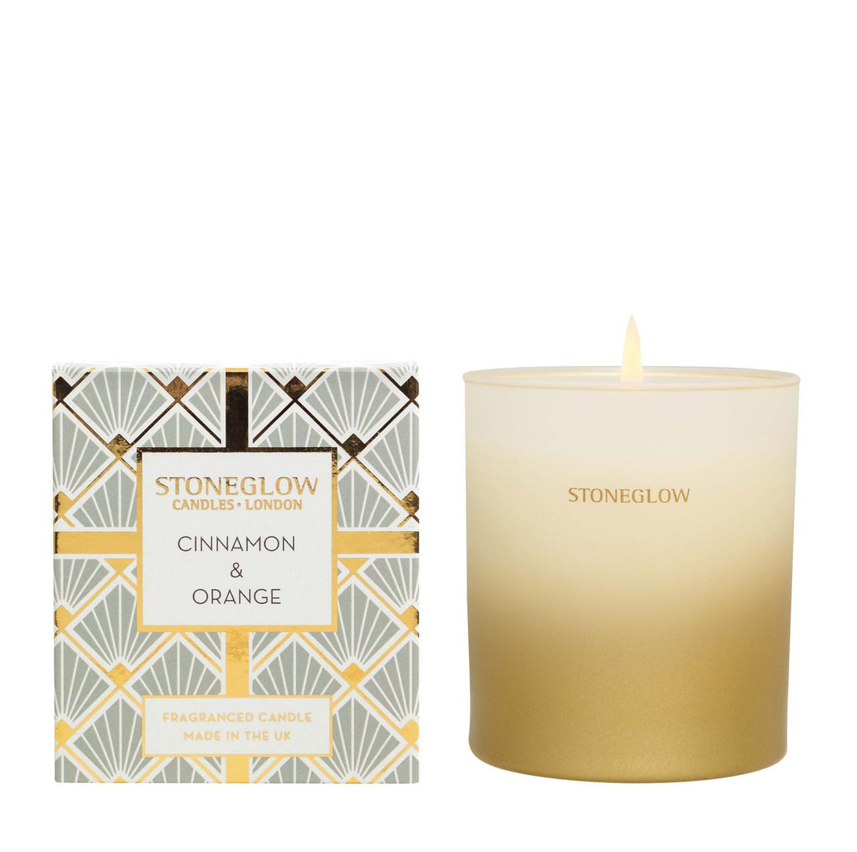 Stoneglow Candles Seasonal Tumbler Candle - Cinnamon & Orange