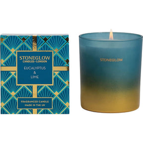 Stoneglow Candles Seasonal Tumbler Candle - Eucalyptus & Lime