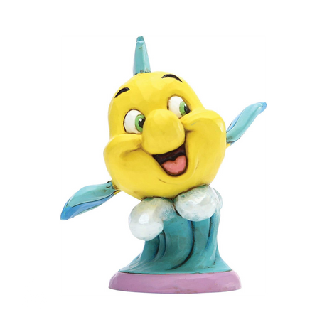 Disney Traditions Personality Pose Figurine - Go Fish (Flounder)