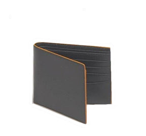 Gents Black Leather Wallet (Bi Fold)