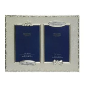 Double Photo Frame - Our Wedding Day, Happy Anniversary