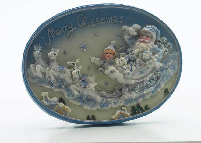 Christmas Decoration - Merry Christmas Ceramic Plaque