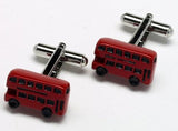 Red Double Decker Bus Cufflinks