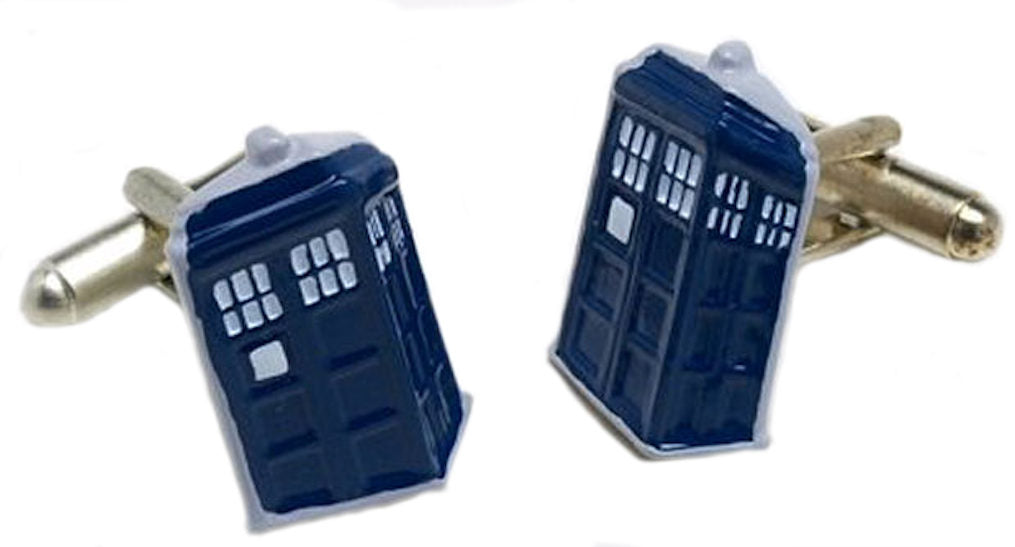 Dr Who Tardis 3D Cufflinks