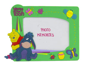 Disney Winnie The Pooh & Friends Photo Frame 7x5" - Green