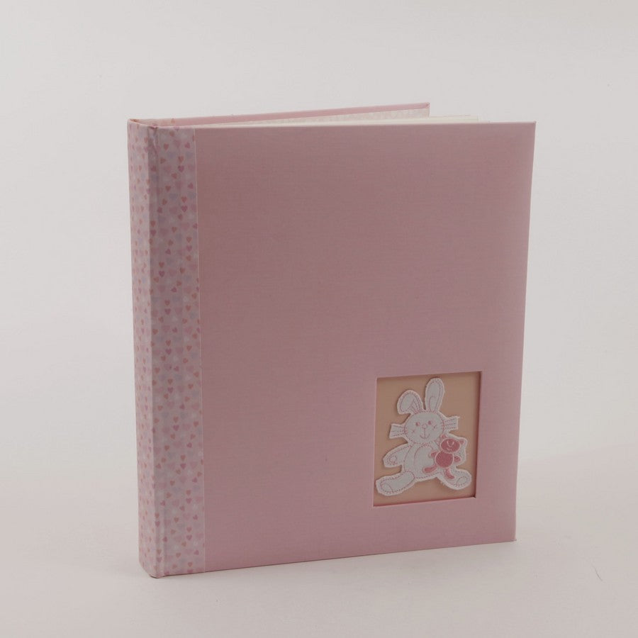 Baby Bunny Traditional Pink Photo Album 80 Pages