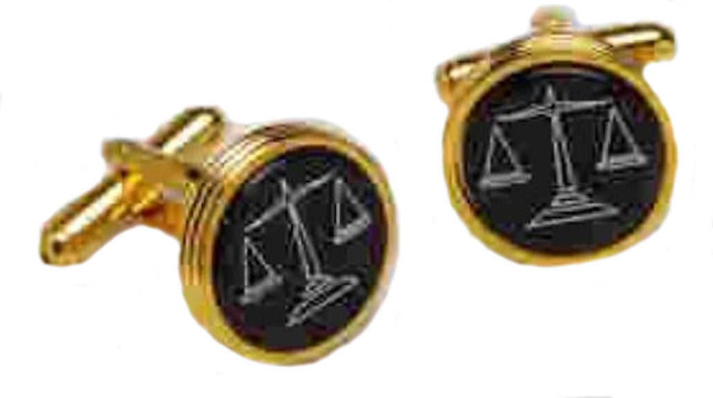 Scales of Justice Cufflinks