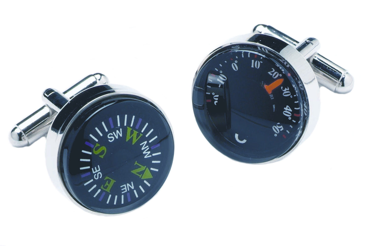 Compass & Thermometer Cufflinks