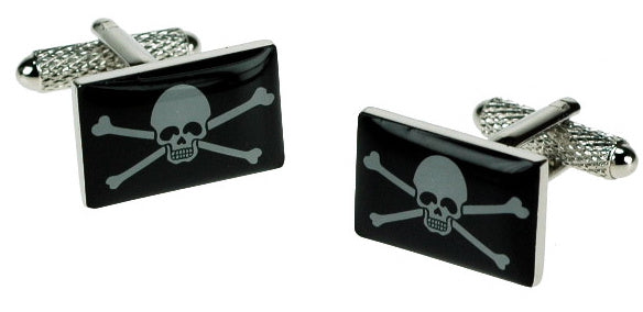 Jolly Roger Pirate Flag Cufflinks