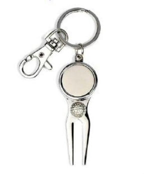 Golf Keyring with Tee peg remover
