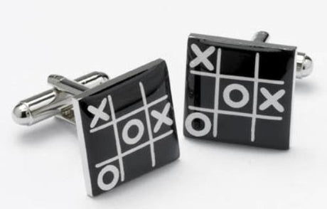 Noughts & Crosses Cufflinks