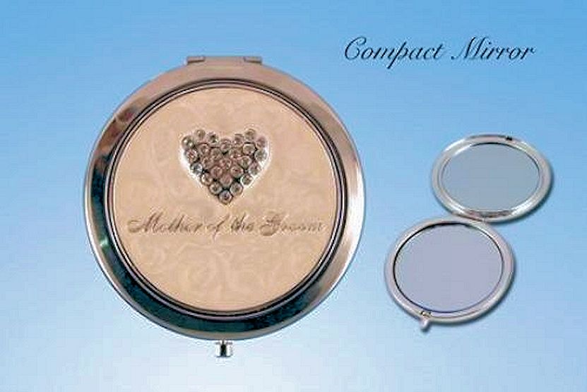 Wedding Party Keepsake Mirror Compact - Mother of Groom