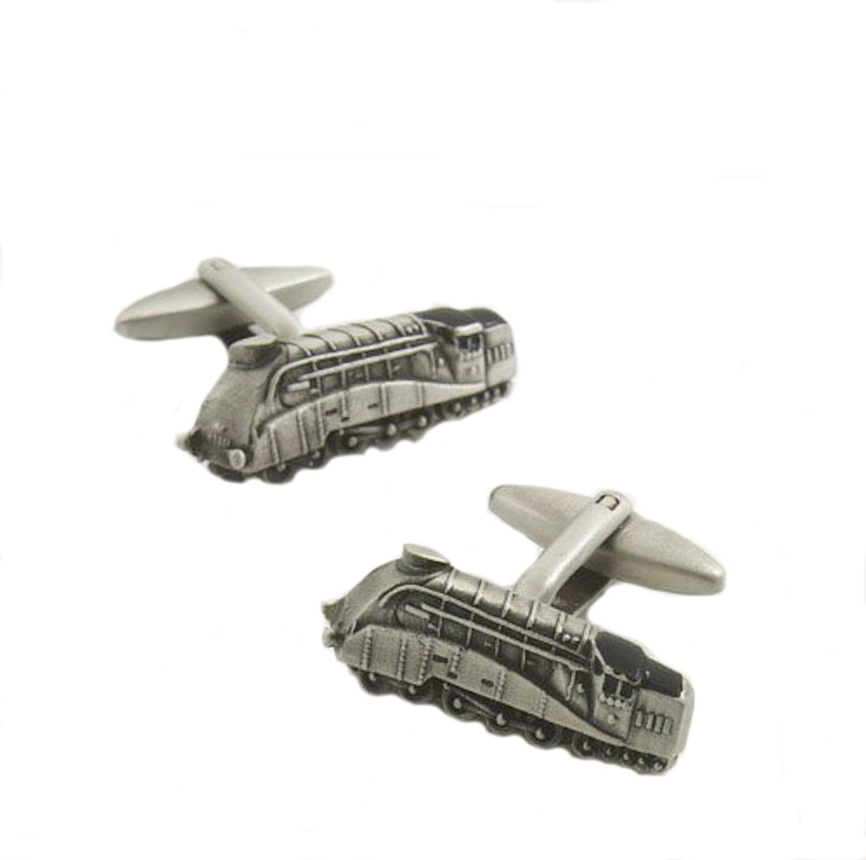 Mallard Train Cufflinks (Antique finish)