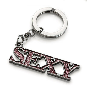 Silver Options Keyring - Sexy