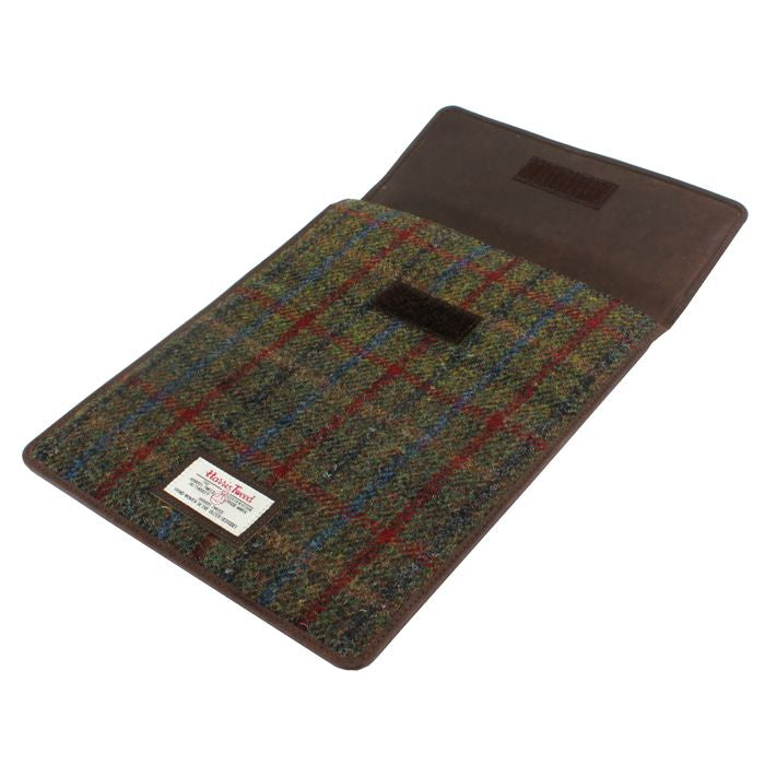 Harris Tweed Mini Tablet Sleeve Case: Breanais Green