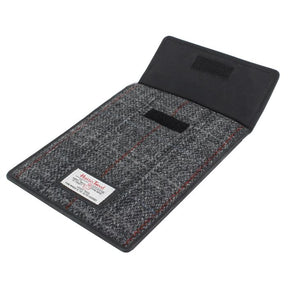 Harris Tweed Mini Tablet Sleeve Case: Berneray Grey