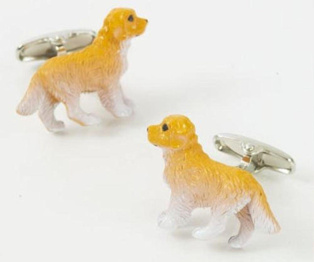 Golden Retriever Dog Cufflinks