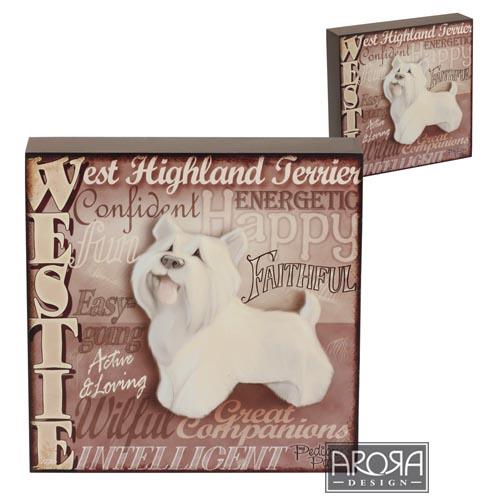 My Pedigree Pals Westie Dog Wall Art