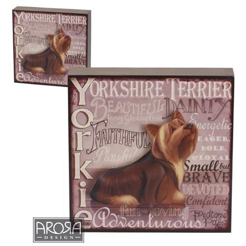 My Pedigree Pals Yorkie Dog Wall Art