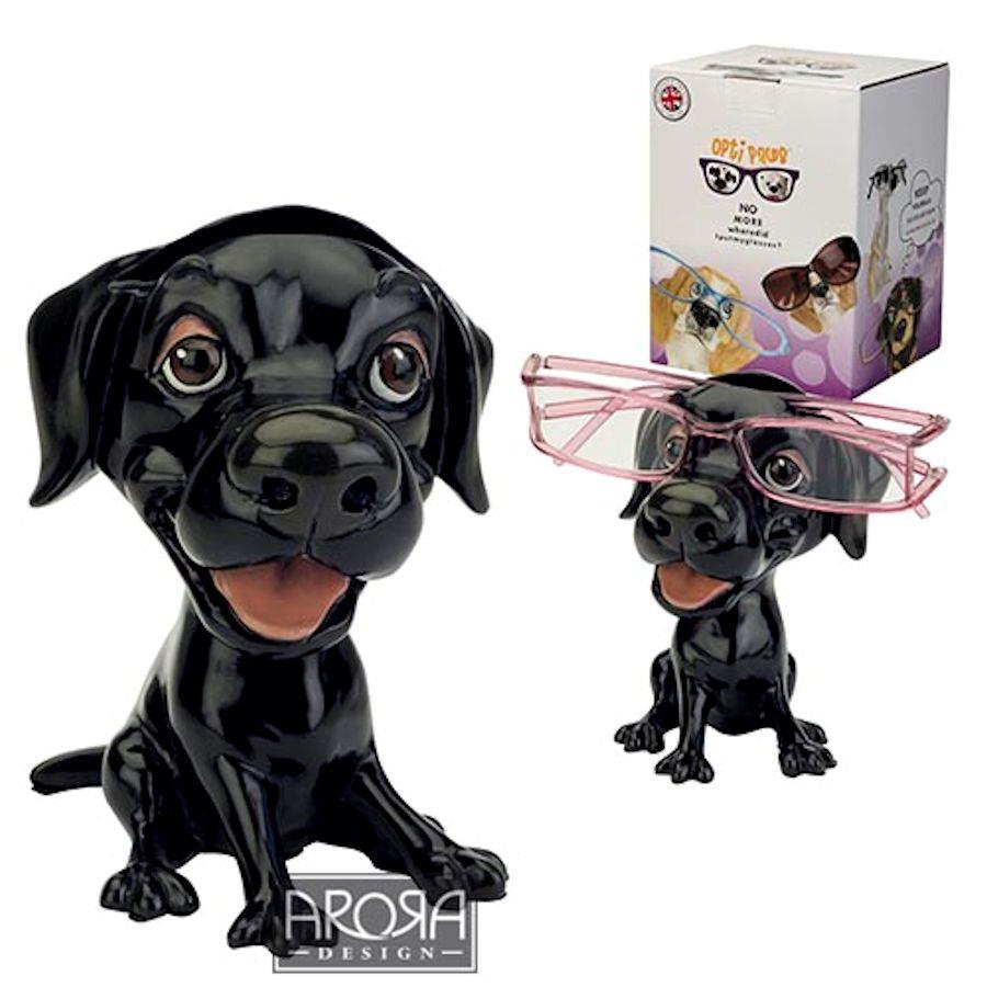 Optipaws Black Labrador Dog Glasses Holder