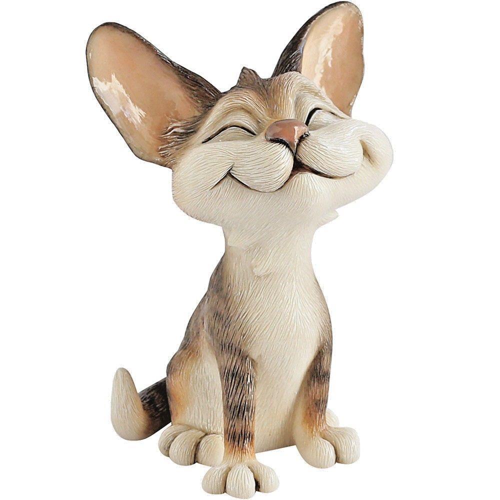 Little Paws Purdy Happy Cat Figurine