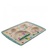 Peppa Pig Organic Bamboo Game Dinner Plate